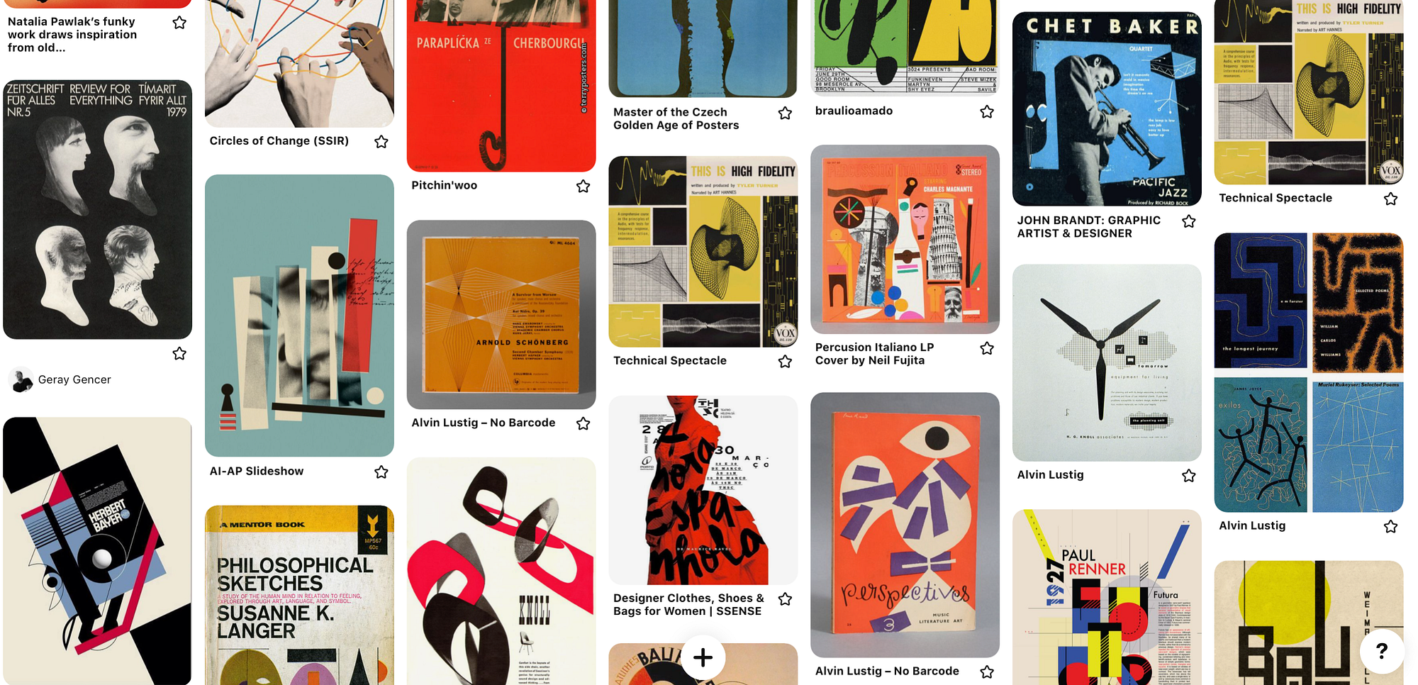 Example of visual style of Alvin Lustig