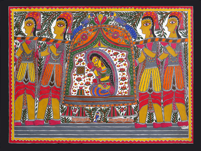 Example of visual style of Indian Traditional Art