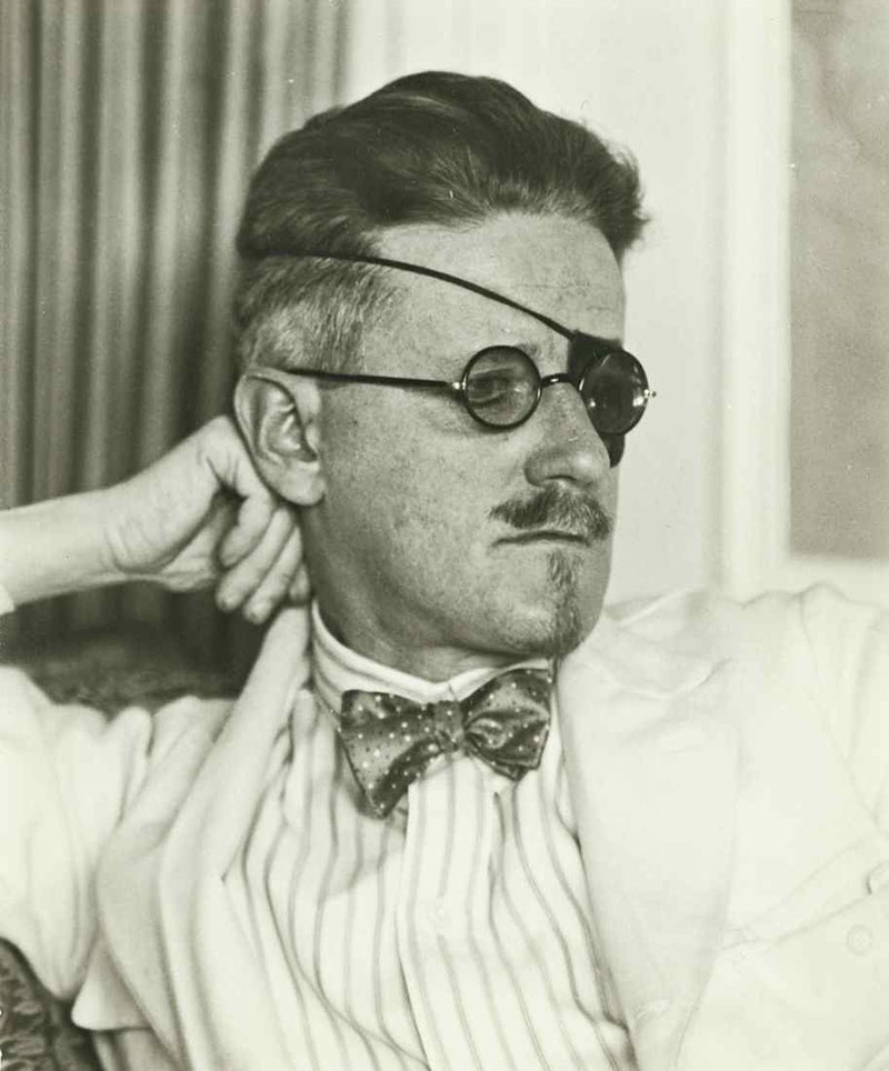 Example of visual style of James Joyce