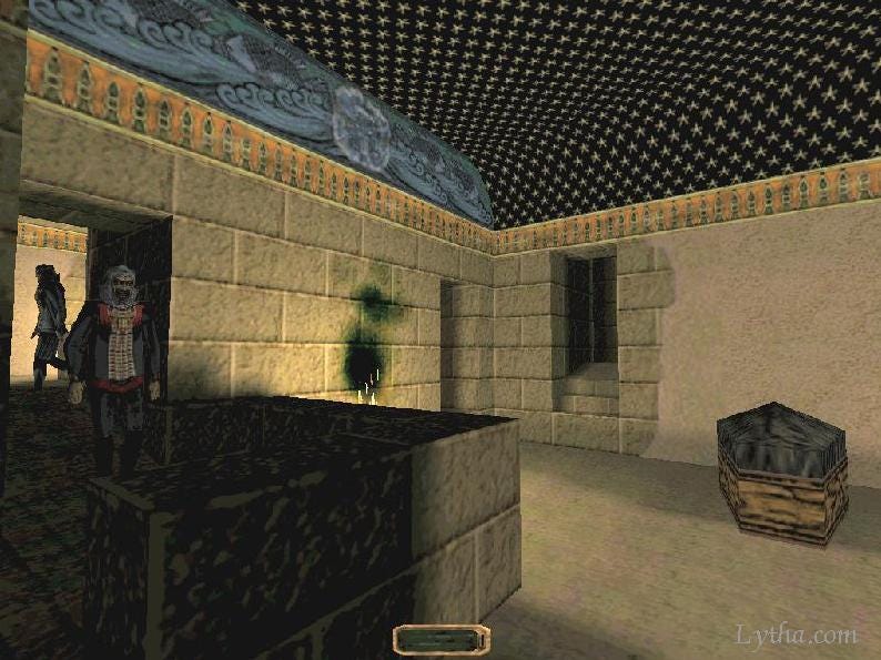 Example of visual style of Thief The Dark Project